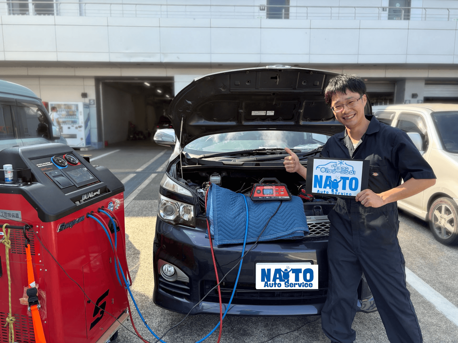 施工したトヨタ ヴォクシーの外観
